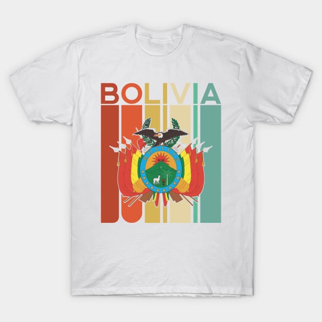 Bolivia Alpaca La Paz Cochabamba Flag Bolivian Santa Cruz Condor T-Shirt by Shirtsurf